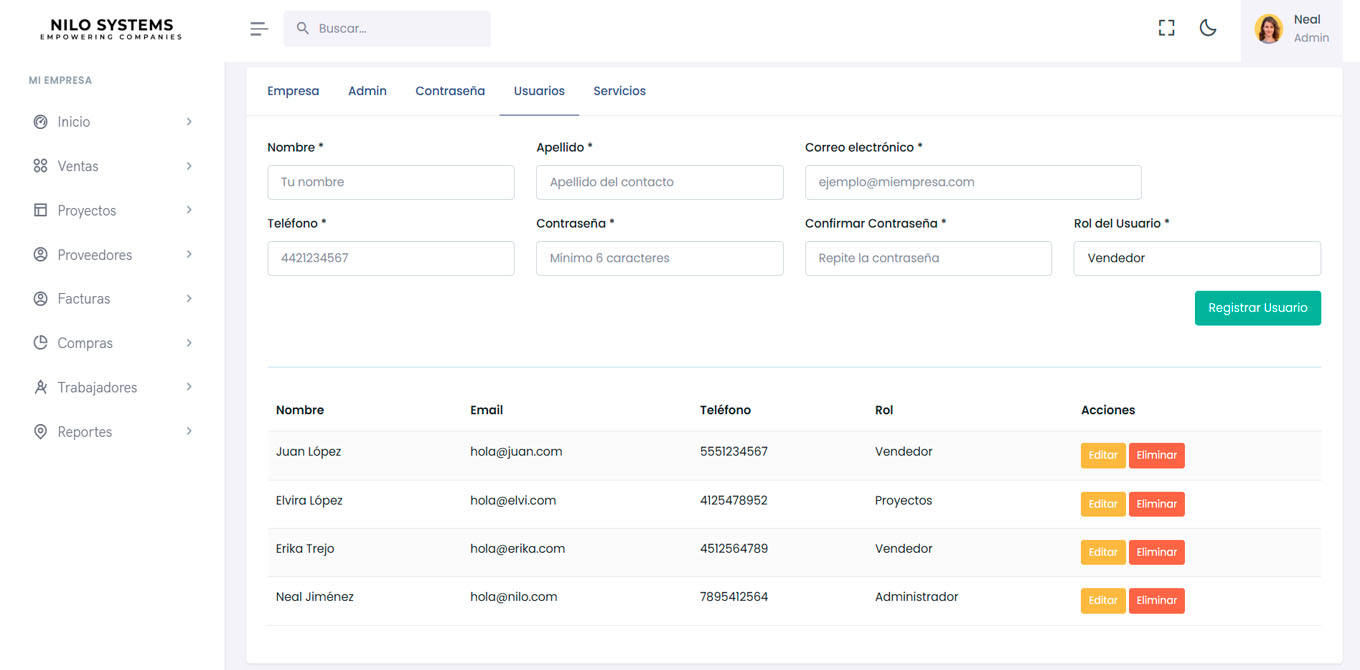 Soluciones web para empresas